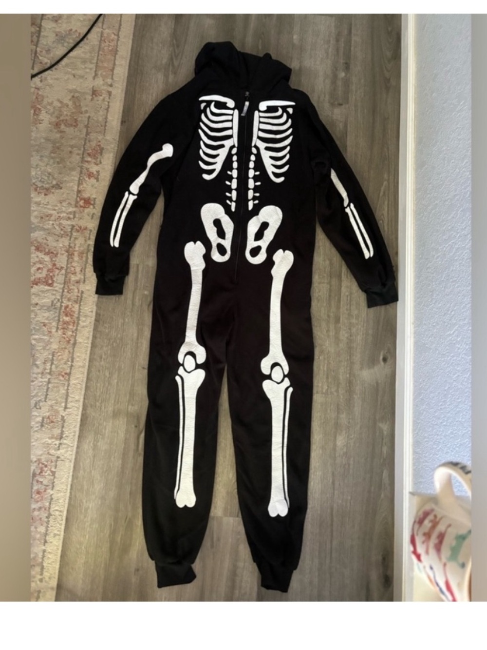 Skeleton onesie